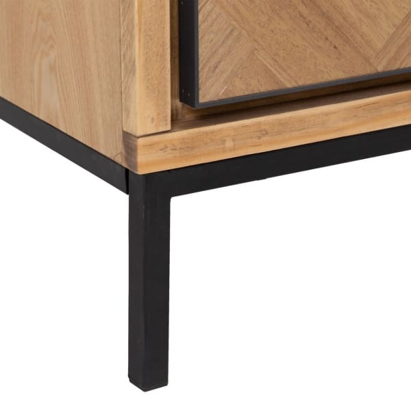 Contemporary Wood and Metal Entrance Furniture