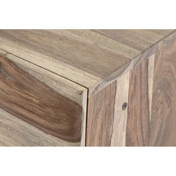 Solid Wood TV Unit with Brown Grain (145 x 45 x 46 cm)