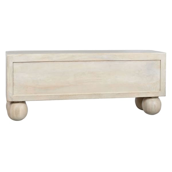 Atypical Sideboard in White Mango Wood (140 x 40 x 58 cm)