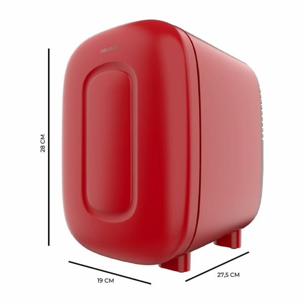 Nevera Mini Compacta 4L Rojo Cecotec