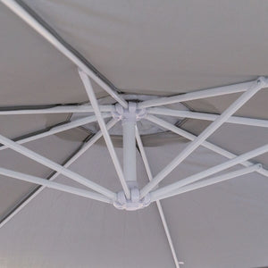 Parasol Déporté Inclinable Rotatif Home Decor Gris Anthracite