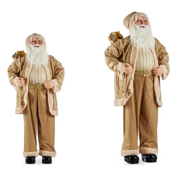 Large Santa Claus Statue in Gold Outfit 56 x 153 x 48 cm