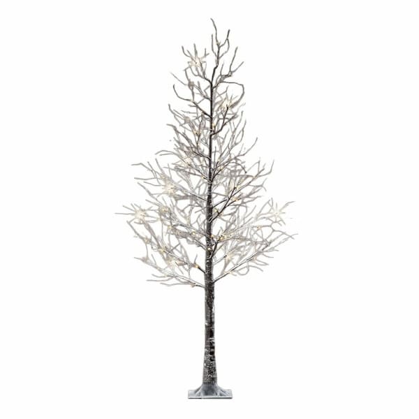 Decorative Christmas Tree for Outdoors with Snowy Effect LED Lights 80 x 80 x 125 cm