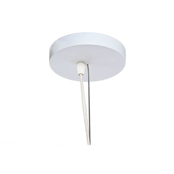 Round Pendant Light in Natural Eucalyptus Wood, Tropical Style