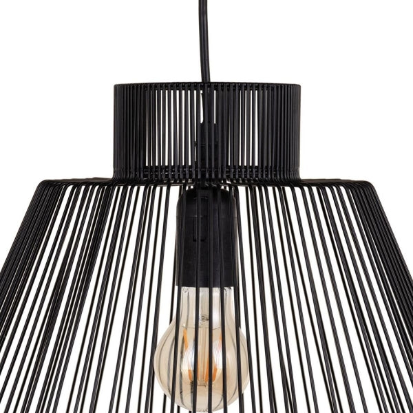 Suspension Luminaire Design Loft Home Decor Fer Noir