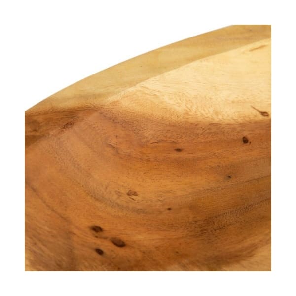 Table Basse Ronde Contemporaine en Bois Massif Home Decor (80 x 80 x 50 cm)