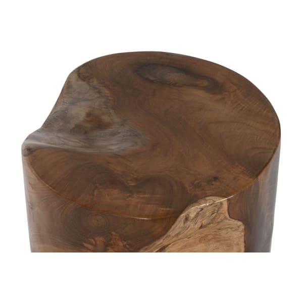 Marine Design Side Table in Solid Wood