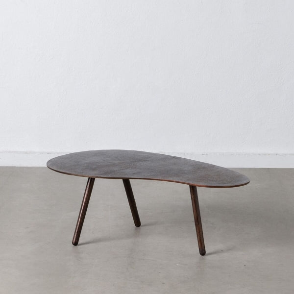 Table Basse Design Contemporaine Aluminium Couleur Cuivre 