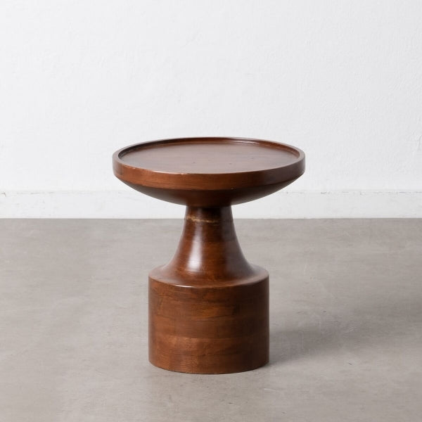 Table d'Appoint Design Africain Home Decor en Bois de Manguier Brun