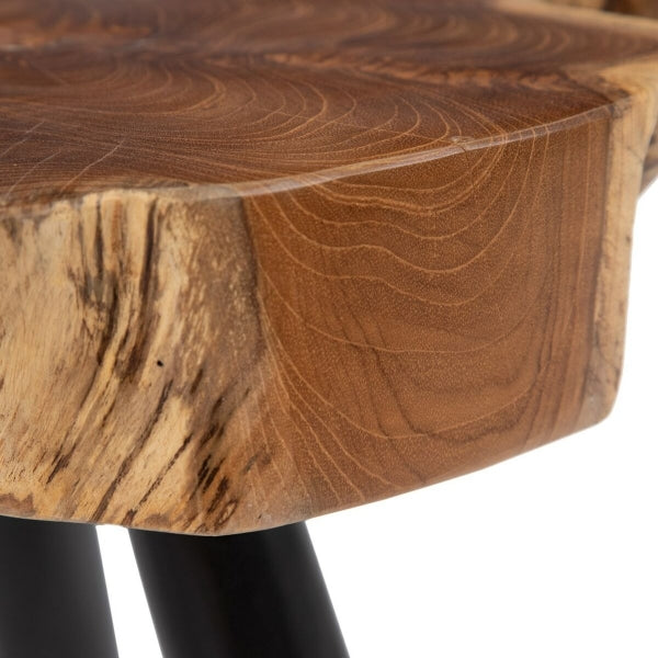 African Design Nesting Coffee Tables in Solid Teak Wood