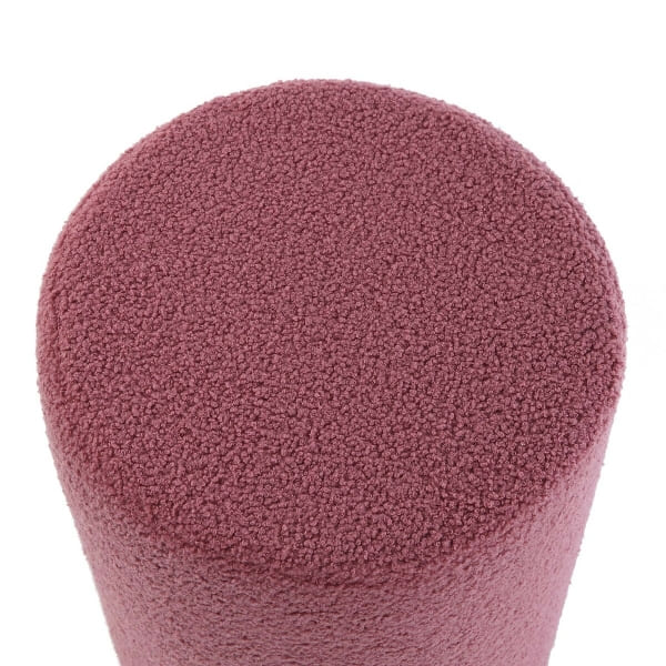 Bouclette Stool Pink