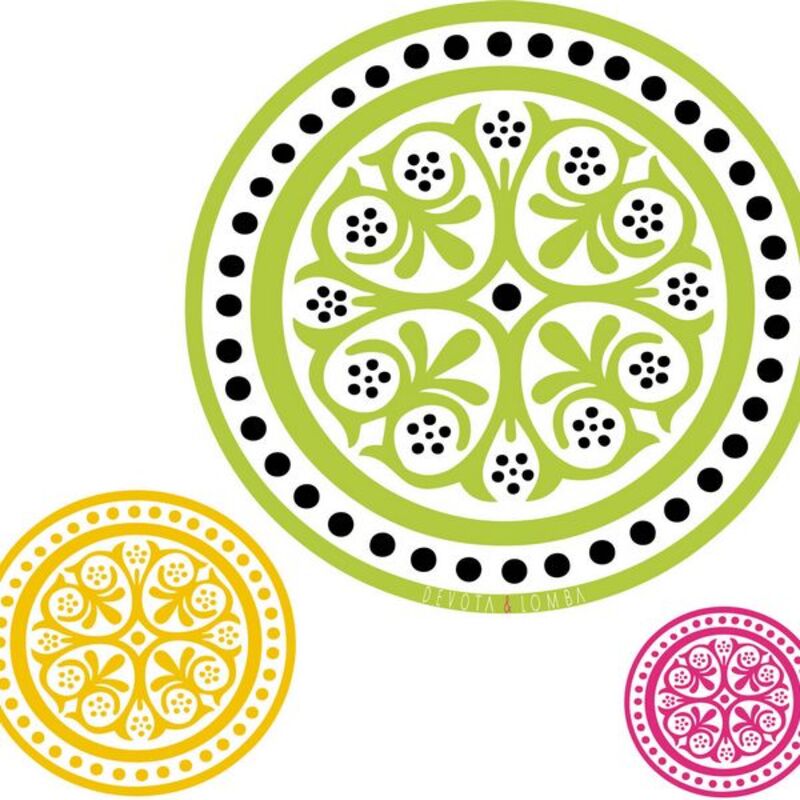 Parure de Lit Design Mandala Multicolore Devota & Lomba Ander (Lit de 150) (240 x 220 cm)