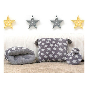 Lot Coussin Bouillotte Chauffe-pieds Gris (3 pcs)