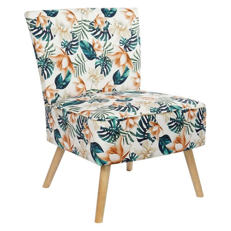 Dining Chair DKD Home Decor Polyester Birch (63 x 66 x 84 cm)