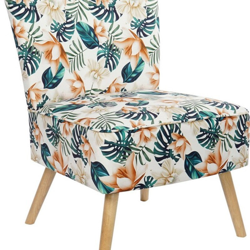 Dining Chair DKD Home Decor Polyester Birch (63 x 66 x 84 cm)
