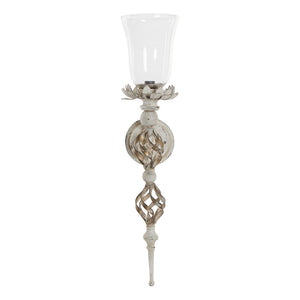 Lamp DKD Home Decor Wall Light Metal Crystal Traditional (15 x 26 x 68 cm)