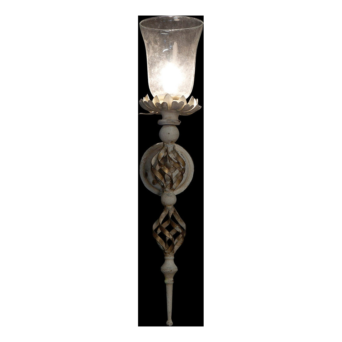 Lamp DKD Home Decor Wall Light Metal Crystal Traditional (15 x 26 x 68 cm)