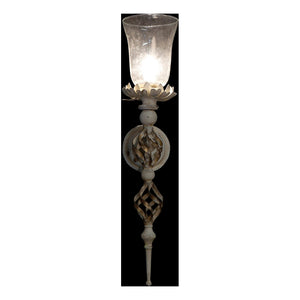 Lamp DKD Home Decor Wall Light Metal Crystal Traditional (15 x 26 x 68 cm)