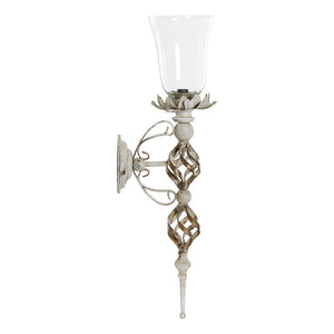 Lamp DKD Home Decor Wall Light Metal Crystal Traditional (15 x 26 x 68 cm)