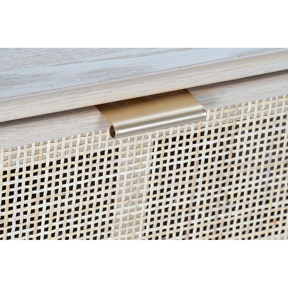 Meuble de télévision Design Boho Home Decor Bois de paulownia Bois MDF (120 x 42 x 60 cm)