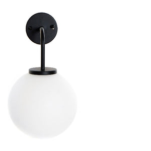 Wall Lamp DKD Home Decor White Black Metal Crystal (20 x 25 x 35 cm)