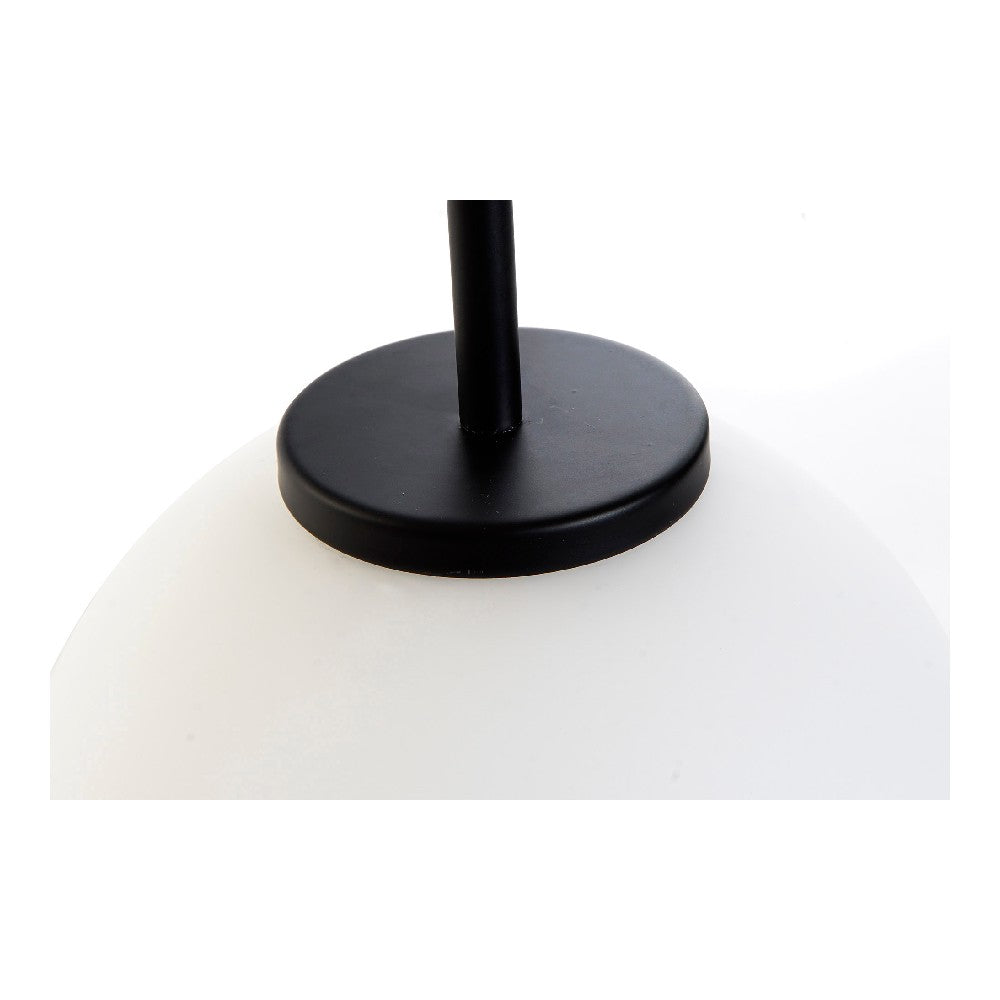 Wall Lamp DKD Home Decor White Black Metal Crystal (20 x 25 x 35 cm)