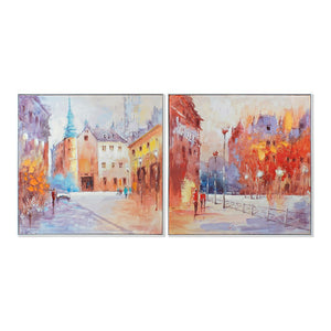 Painting DKD Home Decor Street (102 x 4.5 x 102 cm)