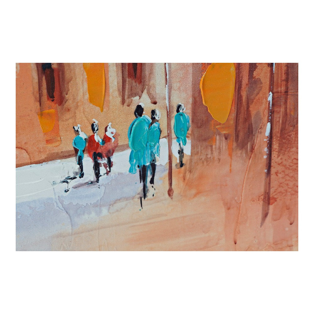 Painting DKD Home Decor Street (102 x 4.5 x 102 cm)