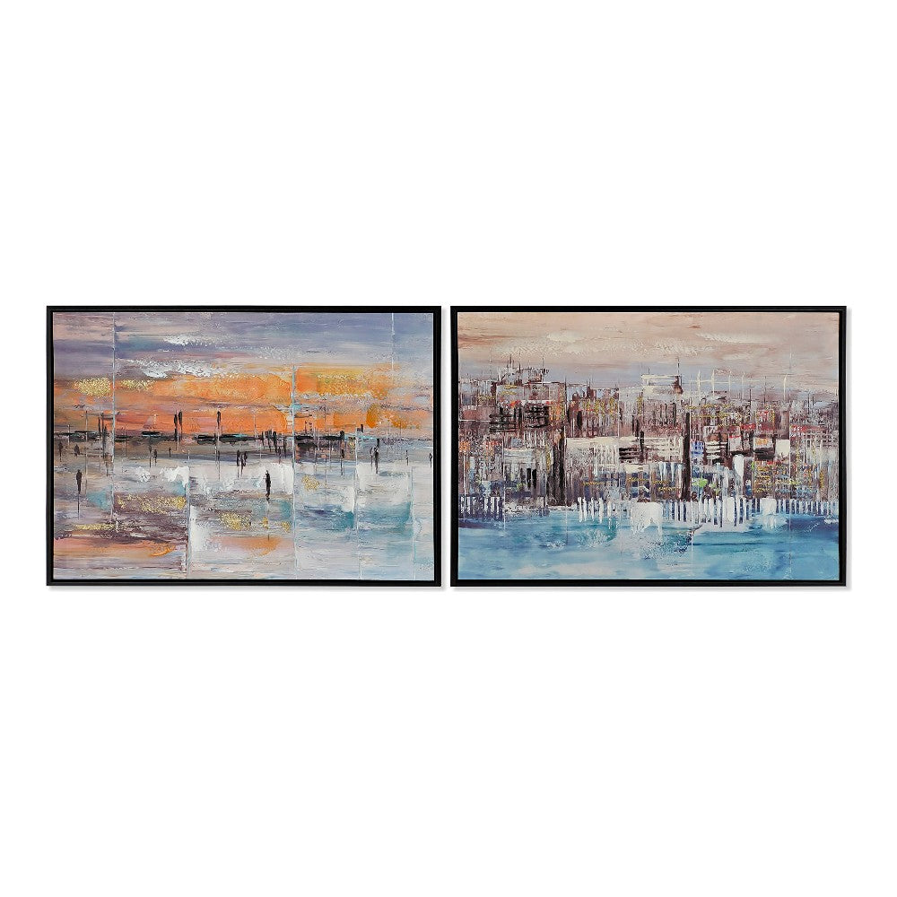 Painting DKD Home Decor Landscape Art (72.5 x 2.8 x 52.5 cm)
