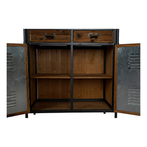 Display Stand DKD Home Decor Brown Black Crystal Iron Fir (77.5 x 37 x 166 cm)