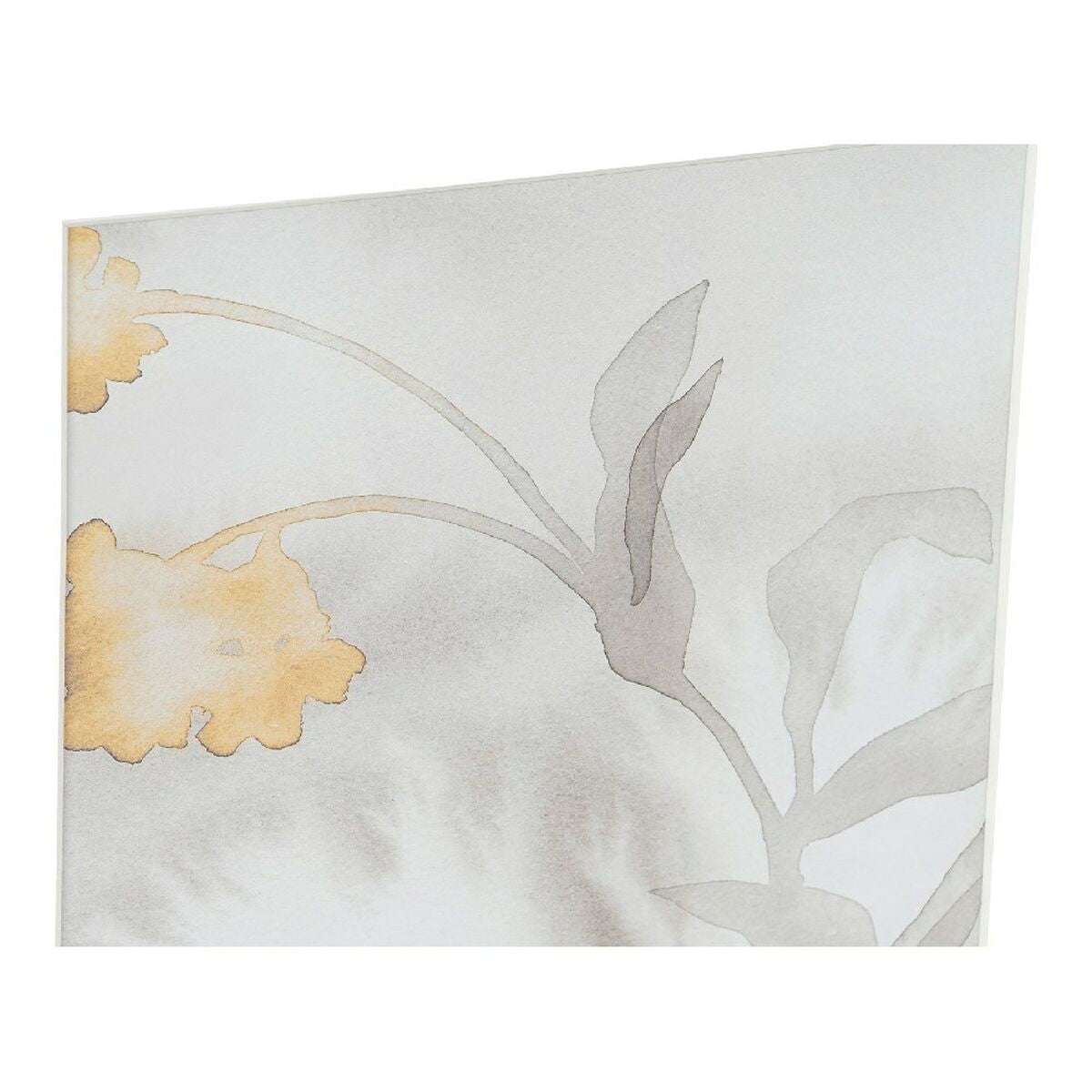 Cadre DKD Home Decor S3013510 Drawed Leaf Traditionnel Feuille d'une plante (33 x 3 x 38 cm) (2 Unités)