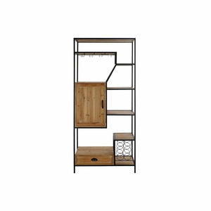 Étagère DKD Home Decor Sapin Naturel Noir Fer (80 x 40 x 180,5 cm)