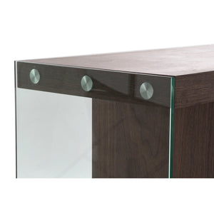 Buffet Design Moderne Home Decor Verre Bois MDF (160 x 45 x 80 cm)