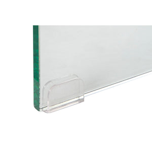 Buffet Design Moderne Home Decor Verre Bois MDF (160 x 45 x 80 cm)