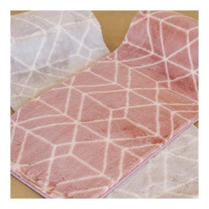 Tapis DKD Home Decor Rose Polyester (60 x 2.4 x 1 cm)