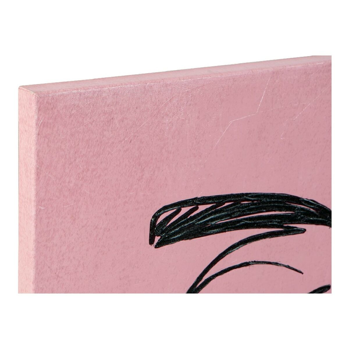 Cadre Design Visage Abstrait Home Decor Rose (80 x 3 x 120 cm)