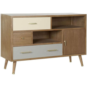 Buffet DKD Home Decor Métal Bois de paulownia (120 x 40 x 78.5 cm)
