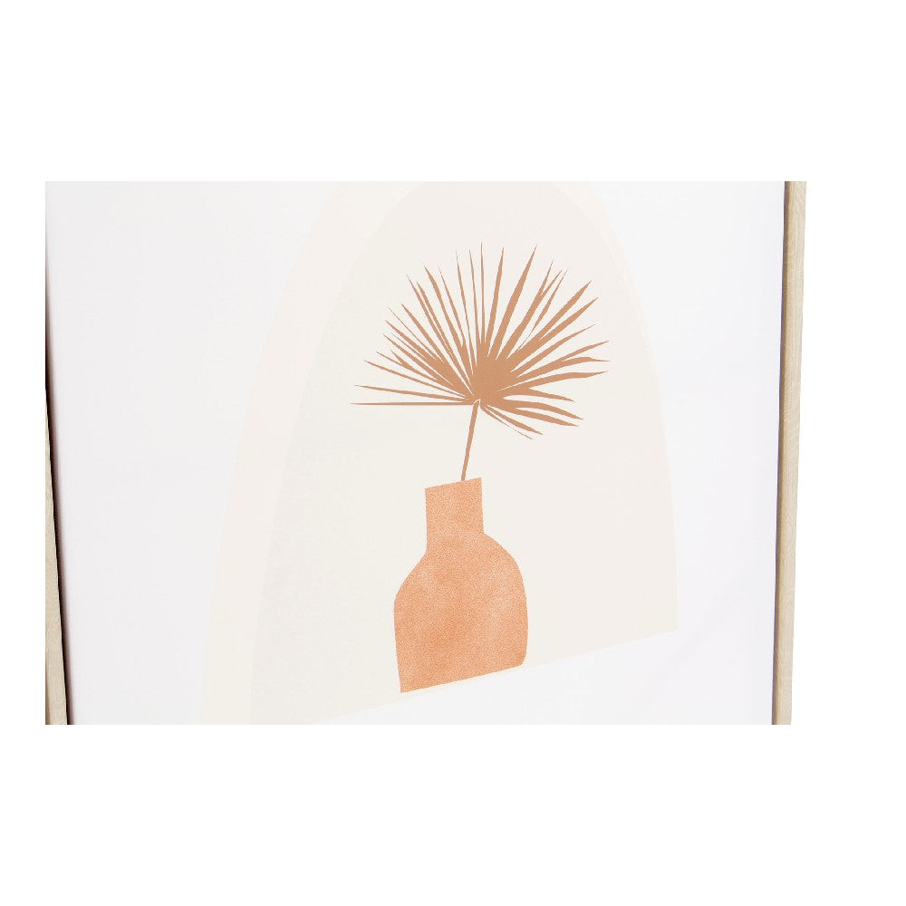 Painting DKD Home Decor Canvas Vase (2 pcs) (53 x 4.5 x 73 cm)