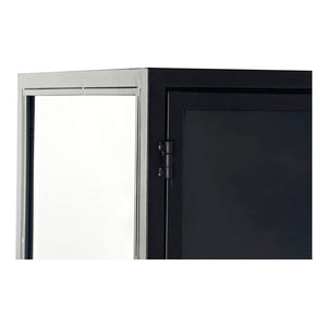 Shelves DKD Home Decor Black Metal Crystal (135 x 40 x 160 cm)