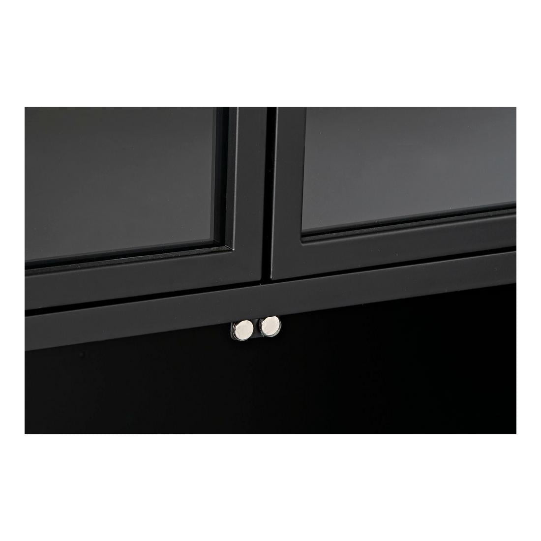 Shelves DKD Home Decor Black Metal Crystal (135 x 40 x 160 cm)