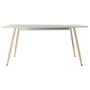 Table de Salle à Manger extensible Home Decor Métal Bois (160 x 90 x 76 cm) (200 x 90 x 75 cm)
