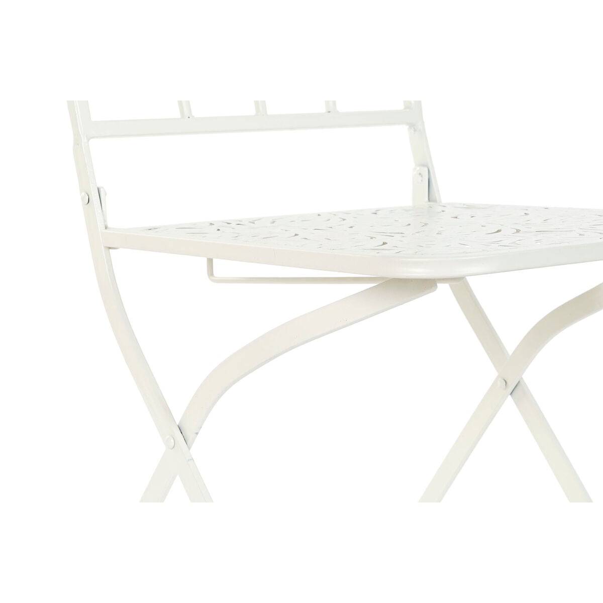 Garden chair DKD Home Decor Metal White (40 x 48 x 93 cm)