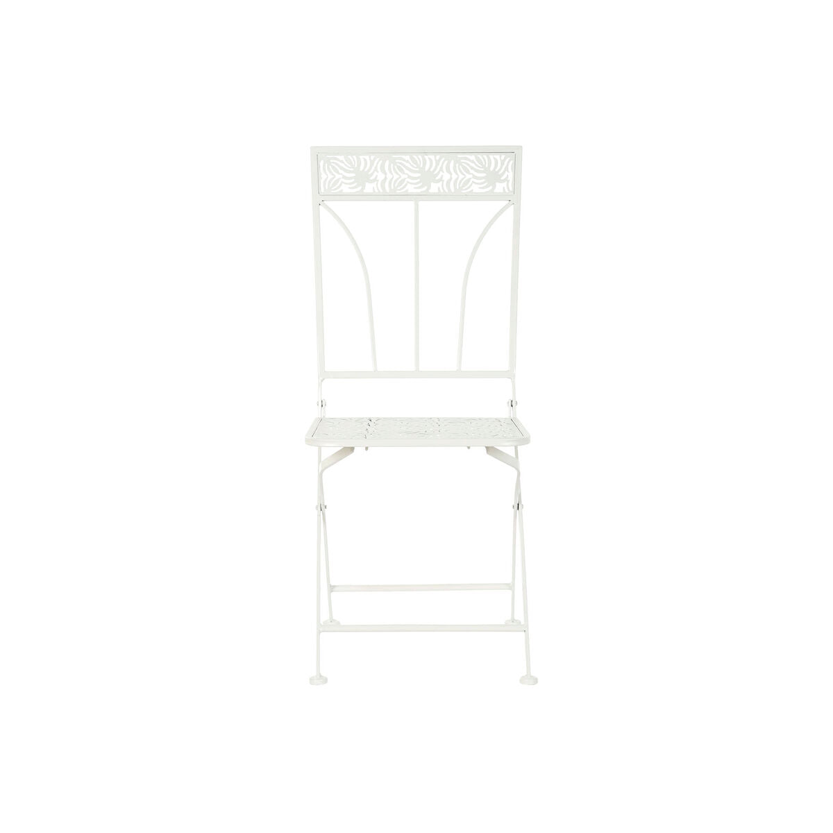 Garden chair DKD Home Decor Metal White (40 x 48 x 93 cm)