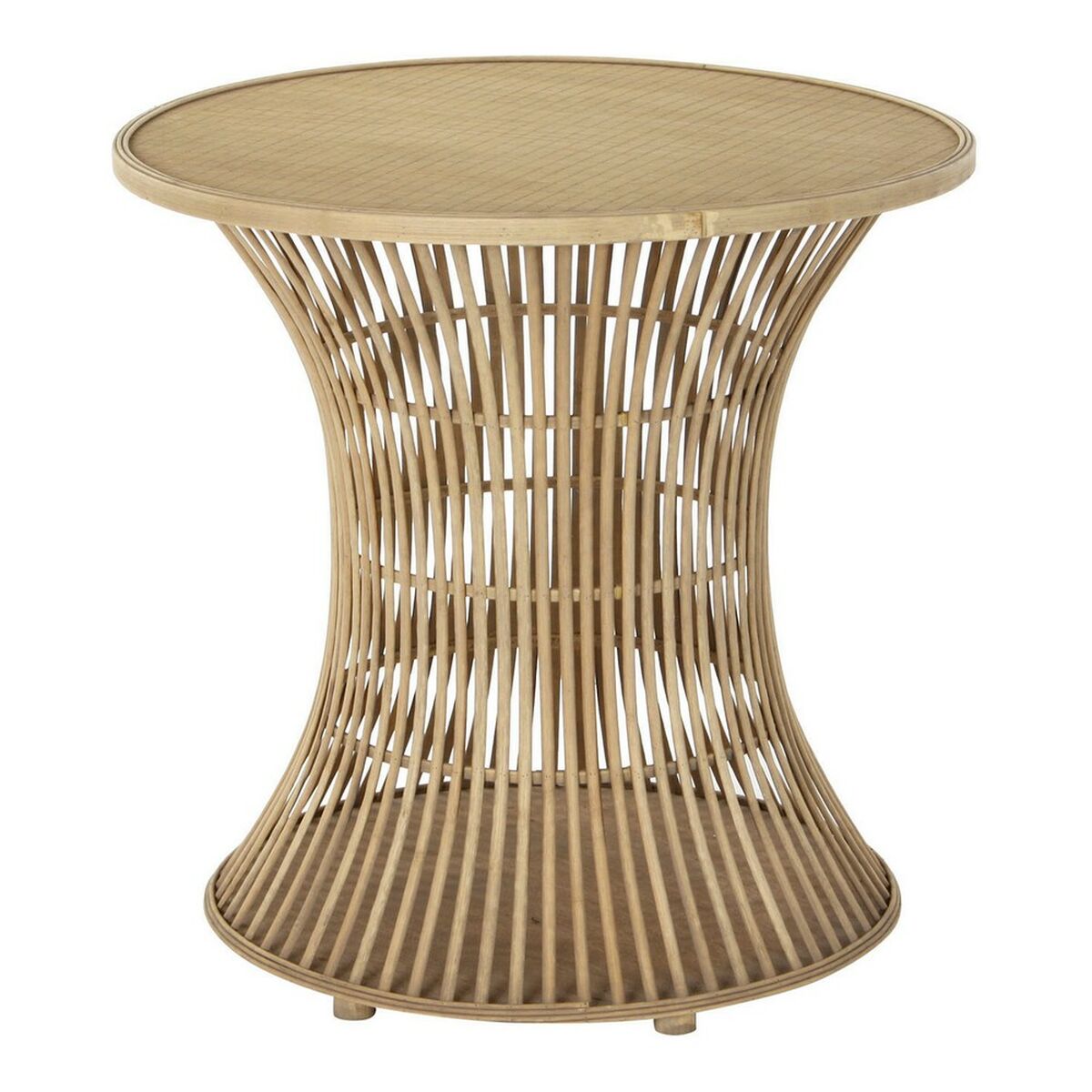 Table d'Appoint DKD Home Decor Rotin (60.5 x 60.5 x 60 cm)