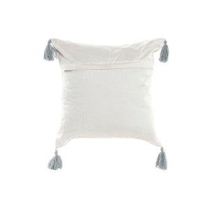 Coussin DKD Home Decor 8424001817528 Polyester Coton Aluminium Multicouleur Arabe Frange (3) (40 x 10 x 40 cm) (3 Unités)
