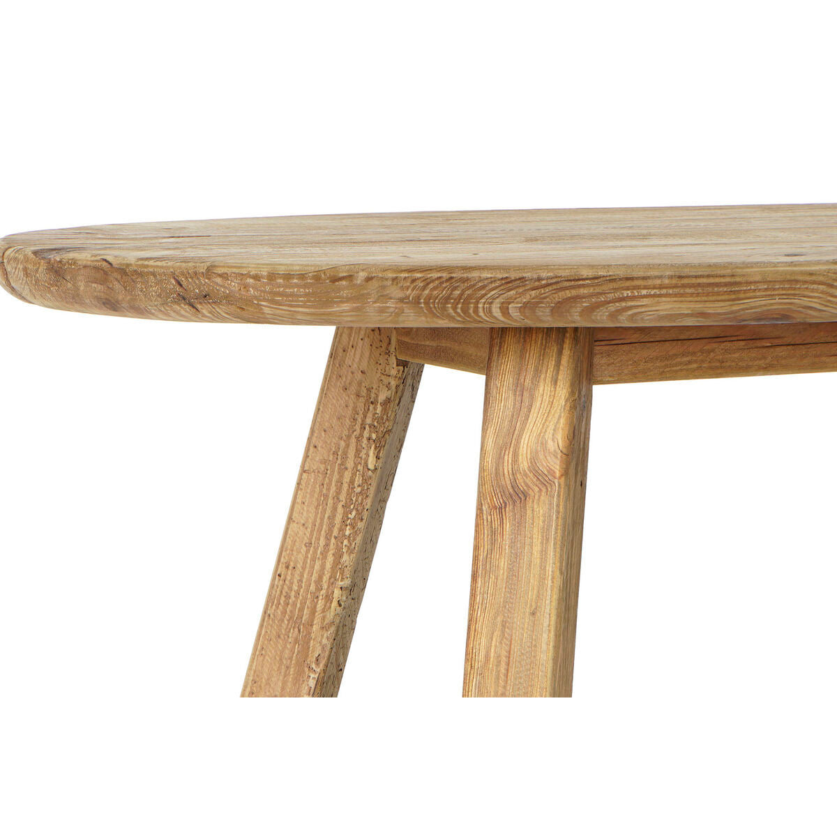 Mesa de centro estilo country elegante en madera reciclada