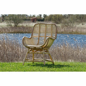 Chaise de jardin Design Rétro Chic Home Decor Rotin (61 x 58 x 92 cm)