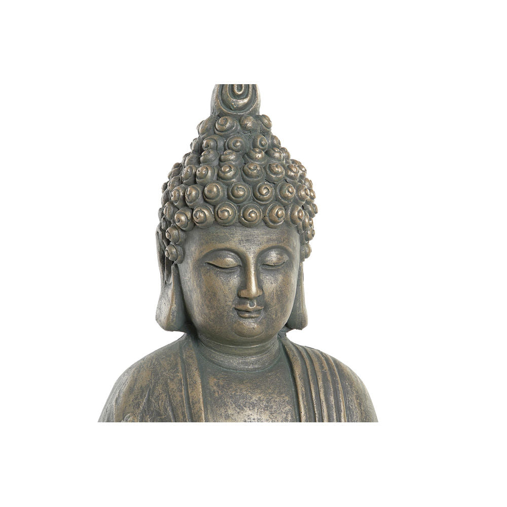 Figurine Décorative DKD Home Decor Fibre de Verre Buda Finition vieillie (38 x 25 x 43 cm)