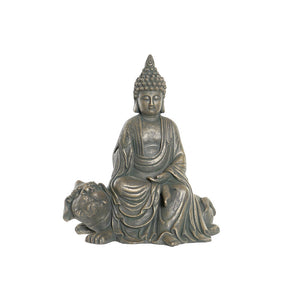 Figurine Décorative DKD Home Decor Fibre de Verre Buda Finition vieillie (38 x 25 x 43 cm)