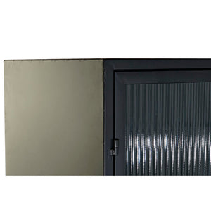 Présentoir DKD Home Decor Noir Métal Verre (60 x 40 x 170 cm)